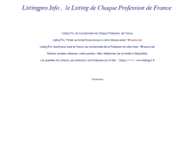 Tablet Screenshot of listingpro.info