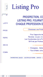 Mobile Screenshot of listingpro.fr